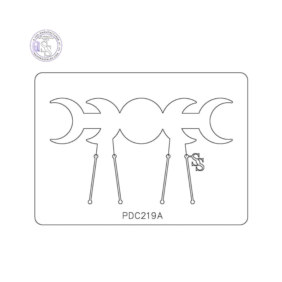 PANCAKE DIE PDC219 CUFF MOON PHASES